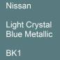 Preview: Nissan, Light Crystal Blue Metallic, BK1.